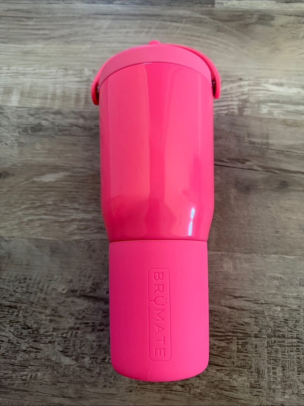 Brumate Resa Bright Pink Tumbler with Handle NWT